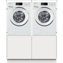 Wasmachinekast TWO PAIR wasmachine / droger kast - wit