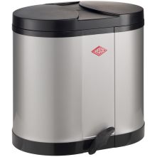 Wesco Eco Verzamelaar 170, Zilver 8011080 afvalbak dubbel - 