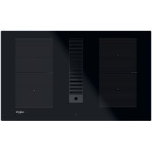 Whirlpool WVHF83BB FKIT inductie kookplaat met afzuiging - 83 cm. breed