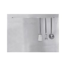 AWL80 - BORETTI achterwand met lepelstang - 80 breed