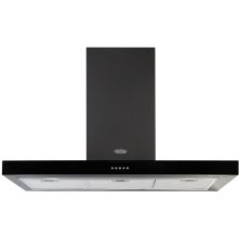 Belling BEL COOKCENTRE 100 FLAT Black wand afzuigkap