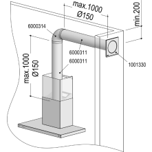 Berbel 1090054 luchtafvoer aansluitset