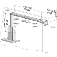 Berbel 1090056 luchtafvoer aansluitset