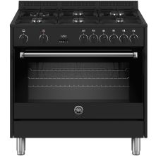 Bertazzoni MPL96L1ENNV gas fornuis - zwart