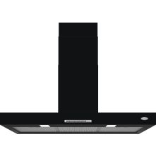 Boretti BSB901ZW wand afzuigkap - zwart - 90 cm. breed