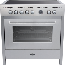 Boretti CRI915IX inductie fornuis - Carrara - rvs