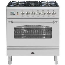 Boretti VPNR83IX rvs fornuis