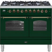 Boretti VPNO104GR gas fornuis - groen/brons- outlet