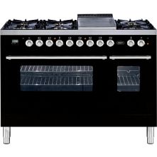 Boretti VFP120ZW fornuis zwart