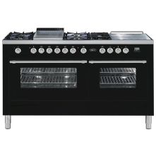 Boretti VFP150SZW fornuis zwart
