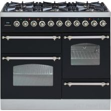 Boretti VXGF104ZW fornuis zwart