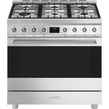 Smeg C9GMXNLK2 gas fornuis - roestvrijstaal