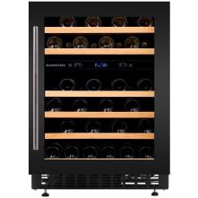 Dunavox DAUF-46.145DB inbouw wijnkoelkast - zwart