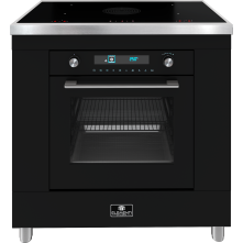 Elementi di Cucina IK9024-MZ-IX inductie fornuis met afzuiging - mat zwart