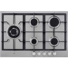 ETNA KG875RVSA inbouw gas kookplaat - 75 cm. breed