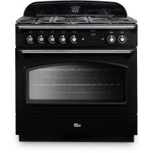 Falcon Classic FX 90 gas zwart fornuis