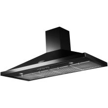 Falcon Plus 110 zwart wand afzuigkap - zwart - 110 cm. breed