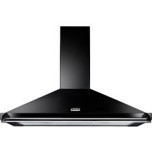 FALCON Classic 100 afzuigkap met rails in de kleur zwart
