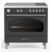 Fratelli VE2960I5FEMANCR inductie fornuis - antraciet - klassiek design