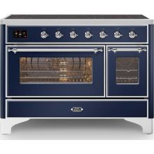 Ilve MI127NE3/MB inductie fornuis - blauw - 120 cm. breed