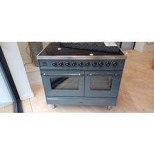 Ilve PDI106WE3/BGB inductie fornuis - 100 cm breed - blauw/grijs
