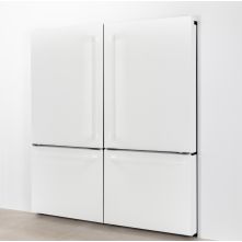 Iomabe ICO19JSPR 3WM-CWM Twin inbouw bottom mount koelkast - mat wit