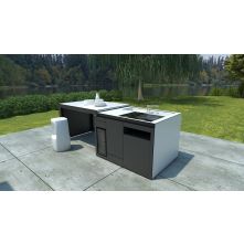 Nota WHITE ANTRACITE mono block buitenkeuken