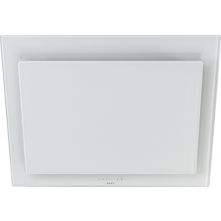 Novy 7851 wand afzuigkap schuin - Vision - wit glas