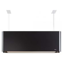 Novy Mood 7552 zwart - eiland afzuigkap - 108 cm. breed