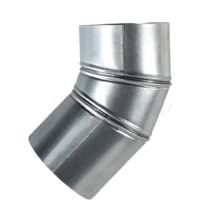 Novy 906297 aluminium bocht 45 graden - doorsnede 125 mm.