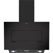 Pelgrim DSG861MAT wand zwart glas afzuigkap