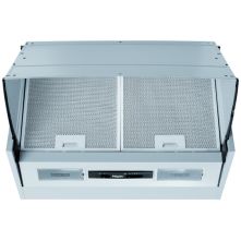 Pelgrim GWA820RVS geintegreerd zilver afzuigkap