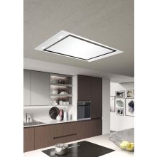 Senza Nome Vento 90 W inbouw plafond afzuigkap - wit - 90 cm.