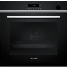 Siemens HR572GBS3 inbouw oven met stoom en pyrolyse - zwart