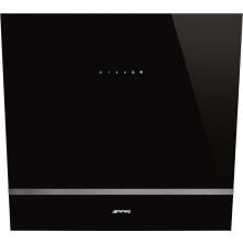 Smeg KV26N afzuigkap schuin anti-hoofdstoot - zwart