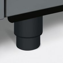 Smeg KITH95MN verhoogde poten set / verhogingsset - zwart