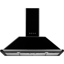 Smeg KT110BLE wand afzuigkap zwart