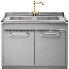 Steel A12S-L2 inbouw spoelunit