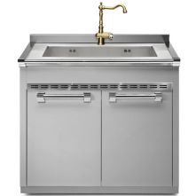 Steel A9S-L1G inbouw spoelunit