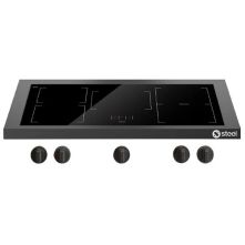 Steel E9P-5FIW NF inbouw kookplaat