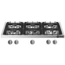 Steel E9P-6 inbouw kookplaat