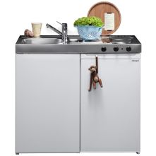 STENGEL minikeuken EASYLINE ME100 (koelkast rechts, kookplaat rechts)