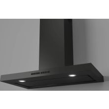 Stoves Level RC 1100 ZWART wand afzuigkap - 110 cm. breed - zwart