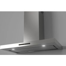 Stoves Level RC 900 RVS wand afzuigkap - 90 cm. breed - roestvrijstaal
