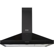 Stoves S900 Ster Chim 90 Black wand afzuigkap - zwart - 90 cm breed