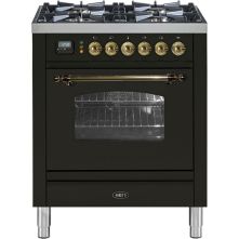 Boretti VPN74AN fornuis antraciet / messing