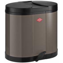 Wesco Eco Verzamelaar 170, Warm Grey 8011595 afvalbak dubbel - 