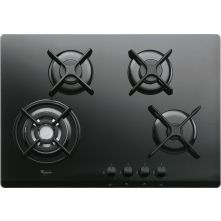Whirlpool AKT5000NB inbouw gas-op-glas kookplaat
