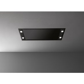Falmec STELL97BL plafond afzuigkap - zwart - 90 cm breed