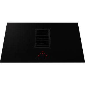 Atag HIDD8472EV inductie kookplaat met afzuiging - 83 cm. breed - mat zwart